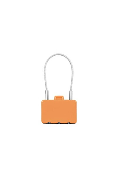Trink Çanta Combination Suitcase Lock - Suitcase Lock - Bag Lock - Travel Lock - Orange -