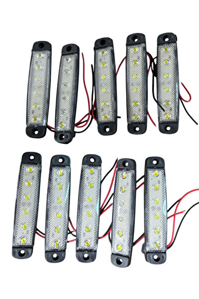 TAS Parmak Lamba 6 Led 24v Beyaz Su Geçirmez (E Belgeli) 10 Adet Fiyatı TAS.004B