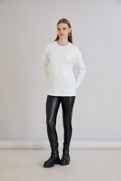 Sortie Дълъг ръкав с разрез на врата