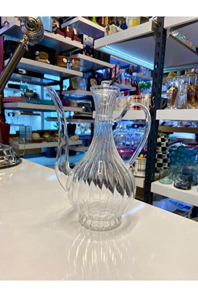 ÇIRPAN EV İBRİK ÇİZGİLİ CAM YAĞDANLIK 750ML