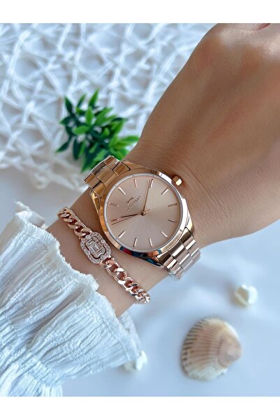 Slazenger New Season Elite Model 50 Mt Water Resistant Bracelet Gift Women's Wristwatch Vs.Blkt.0596