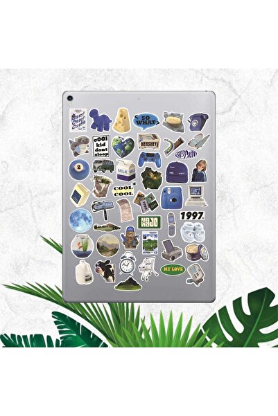 Hediyeni Al مجموعة ملصقات إنستا ريترو ستايل |   ملصق للكمبيوتر المحمول والدفتر والتابلت والهاتف ودفتر الملاحظات ومجلة البوليت