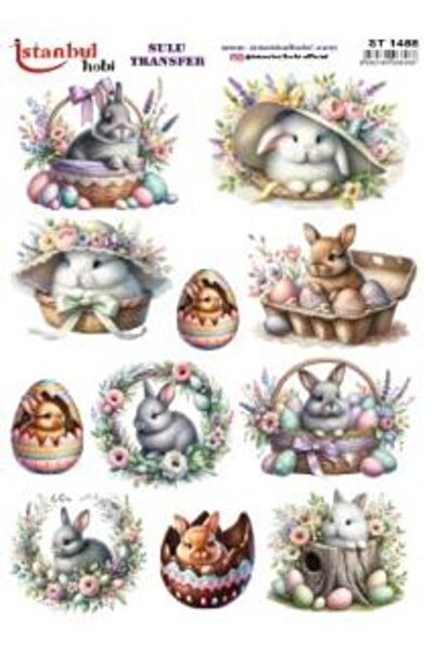 İstanbul Hobi Water Transfer Paper 25X35Cm St-1488