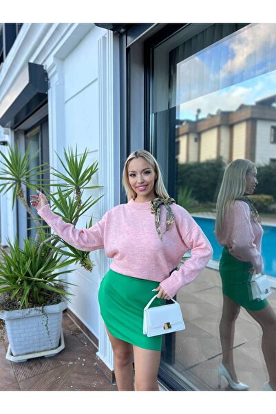 For Angels Πουλόβερ oversized με κασκόλ