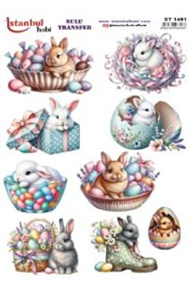 İstanbul Hobi Water Transfer Paper 25X35Cm St-1491