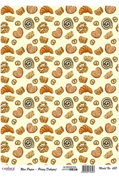 Cadence Brass Decoupage Paper - Model 628