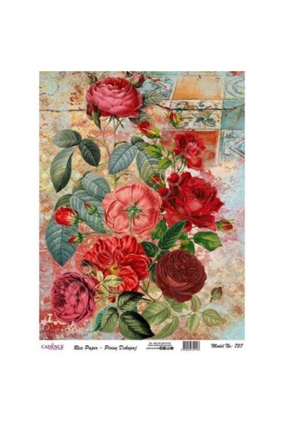 Cadence Brass Decoupage Paper Model - 737