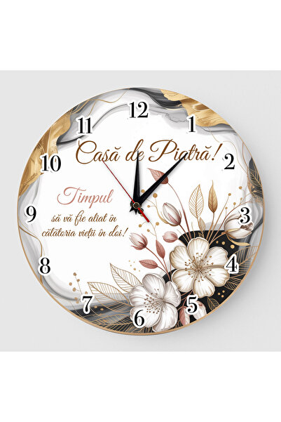 Unbranded/Generic Ceas Casa de piatra flowers and marble