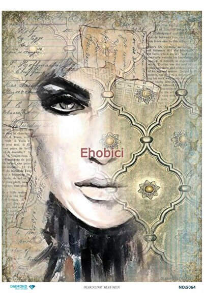 ehobici ورق ديكور نحاسي ماسي - 5064