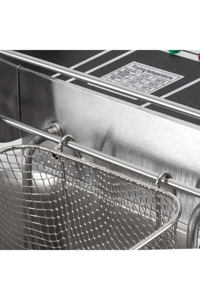 STBON Electric fryer RAF 5.5L stainless steel 2500W adjustable thermostat