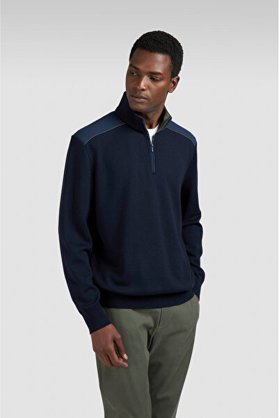 PAUL&SHARK Men's Knitted Wool Zipped Sweater