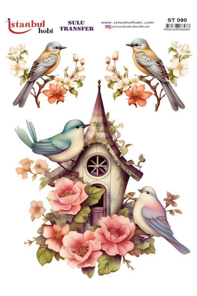 İstanbul Hobi ورق نقل مائي 25×35 سم ST-90