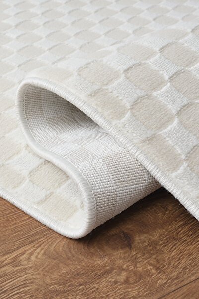 Estiva Home Cream Dustproof Carpet Modern Living Room Floor Mat Bohemian