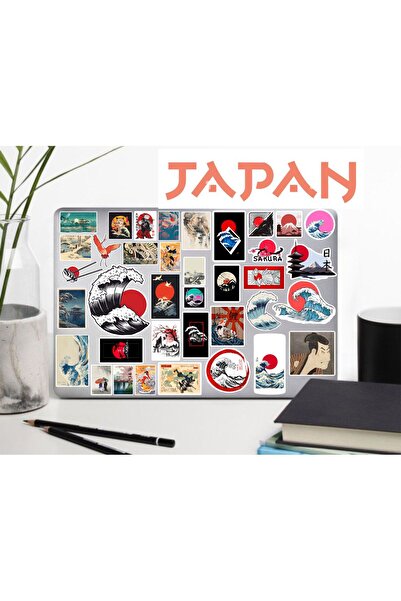 Hediyeni Al مجموعة ملصقات الفن الياباني |   ملصق للكمبيوتر المحمول والدفتر وا...