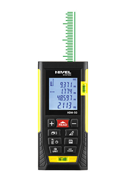 Nivel System Telemetru cu laser verde 50 m HDM-5G