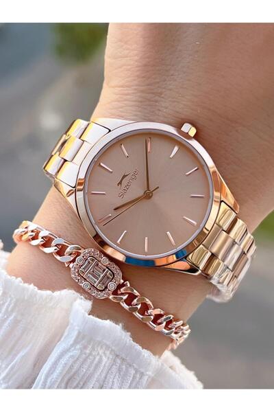Slazenger Steel Strap 5 Atm Water Resistant 2 Years Warranty Women's Wristwatch Sl.1915.3.02