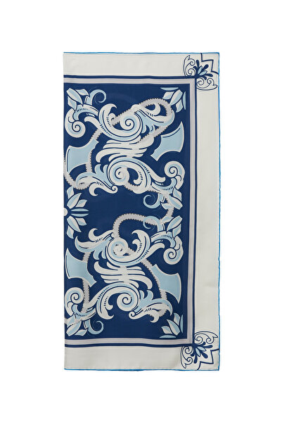 GİZİA Çiçek Desenli Motiflenmiş Desenli Eşarp