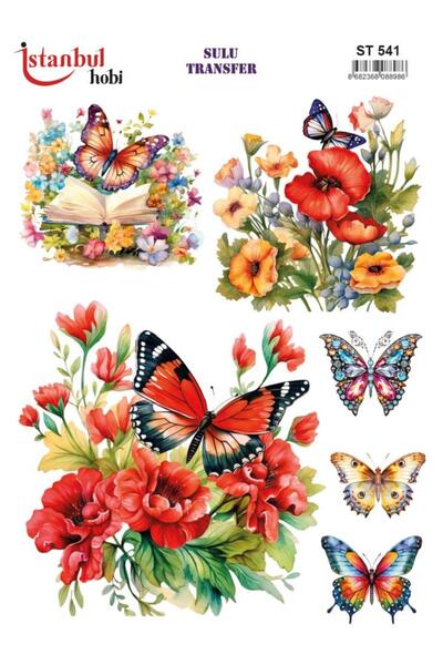 İstanbul Hobi ورق نقل مائي 25×35 سم ST-541