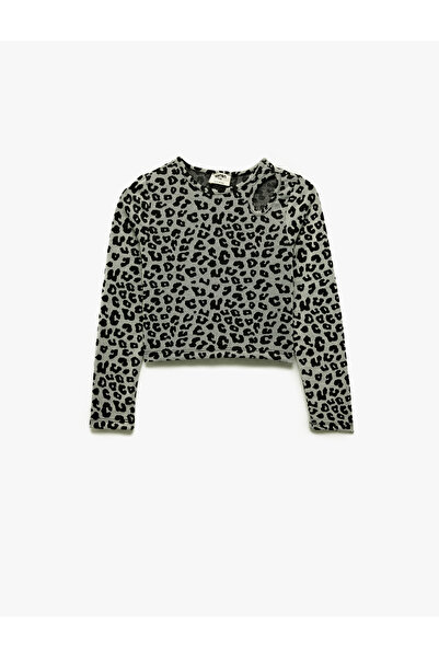 Koton Gray Girl's Blouse 6Wkg60014Ak