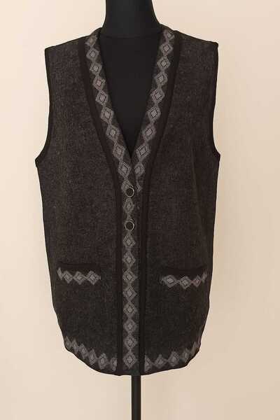 kar&ay Sleeveless Knitwear Knitted Vest with Pockets