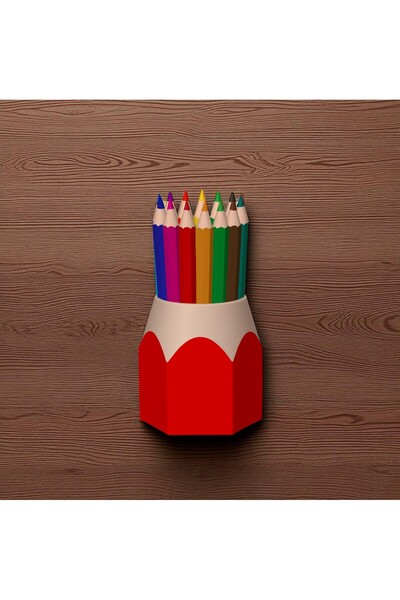 krh 3d print Pencil Case – Colored Pencil Design, Desktop Organizer, 3D Printing