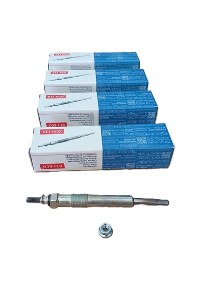 ET1ECO FORD CONNECT 1.8 TDCİ DİZEL ATEŞLEME KIZDIRMA BUJİ TAKIMI - XS4U 6M090...