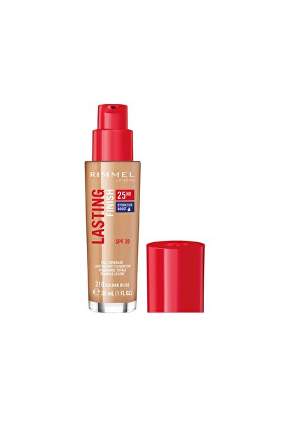 Rimmel Foundation Lasting Finish 25H 210 Golden Beige SPF 20, 30 ml