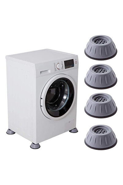 STBON Set of 4 anti-slip feet for washing machine furniture, reduce vibrations