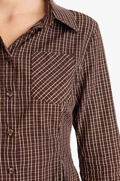 DeFacto Coool Fitted Poplin Uzun Kollu Gömlek G1004AX25AU