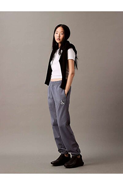 Calvin Klein Gri Kadın Eşofman Altı & Pantolon