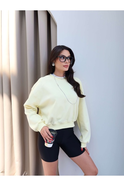 ESRAHELVACI Crew Neck Long Sleeve Sweatshirt