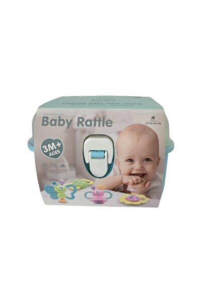 BABYBEBE Jucărie pentru Bebeluși - Rățușe Colorate cu Sunet Ușor, 3 luni+