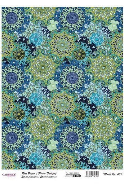 Cadence Brass Decoupage Paper Model - 669