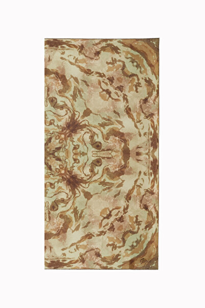 GİZİA Karışık Pastel Dokulu Sout Desenli Simetrik Eşarp