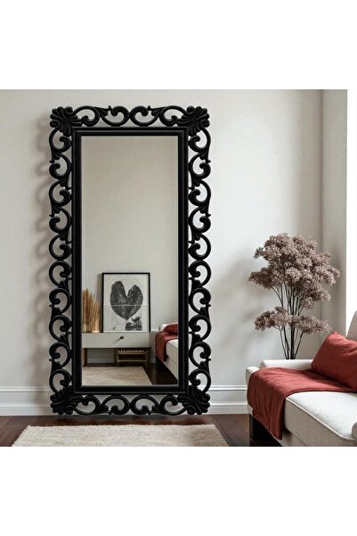 Muummirror 180x90 Doğal Ahşap Oyma Dekoratif Boy Aynası