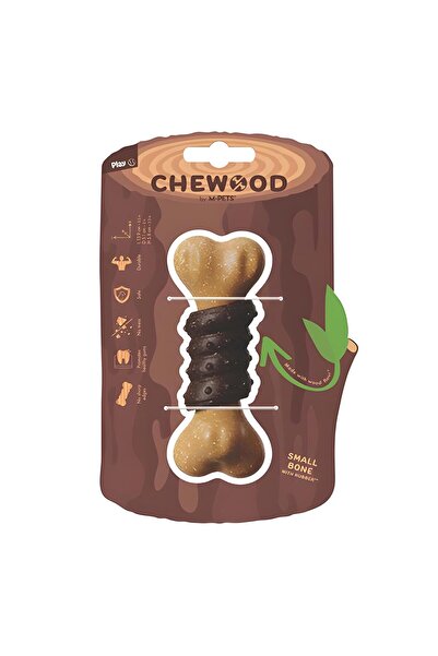 M-PETS Chewood Small Bone Rubber Dog Toy