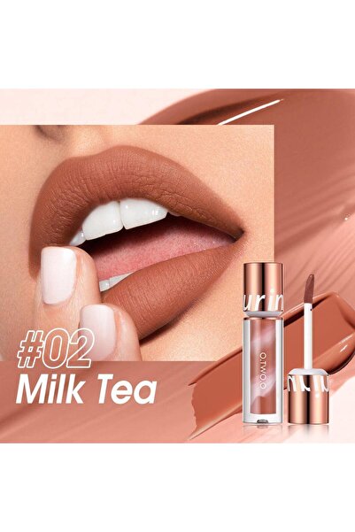 O.TWO.O Cosmetics احمر شفاه سائل الترا ستاي مطفي من او تو او رقم 02