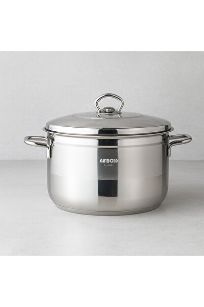 Amboss High-quality Turkish steel pot from Ambos | Unparalleled durability and elegance. Size: 30 cm