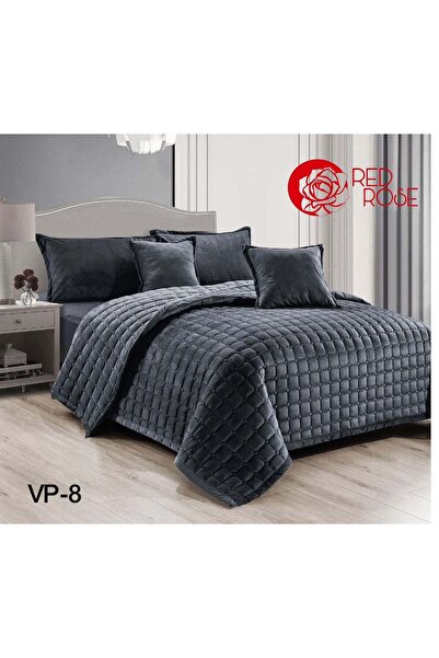 Red Rose Double Bed Comforter Set 6 Pieces - 240x220 cm