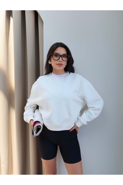 ESRAHELVACI Μακρυμάνικο φούτερ με λαιμόκοψη