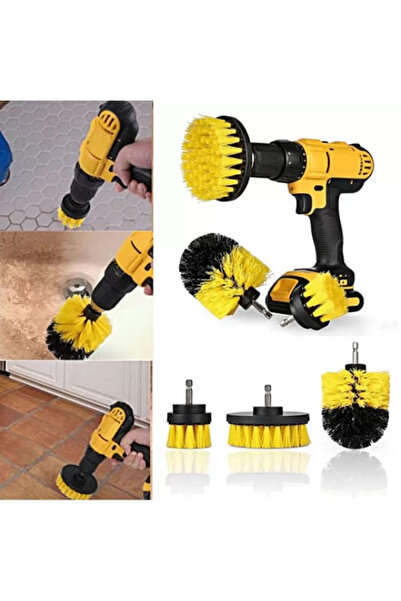 TEHNOSHOP Set of 3 cleaning brushes for self-tapping drill adapter