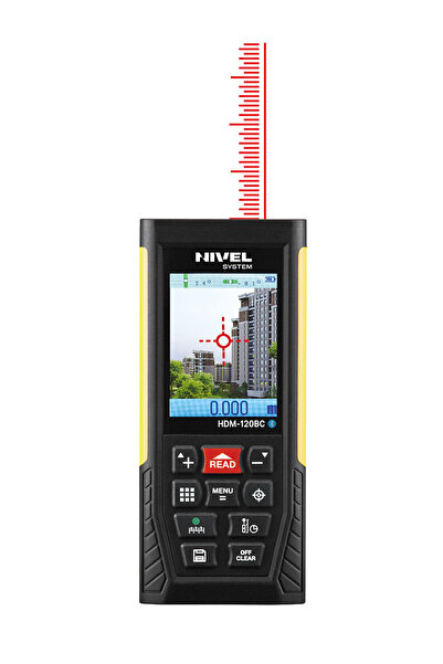 Nivel System Telemetru cu laser rosu 120 m HDM-120BC cu USB/Bluetooth si camera