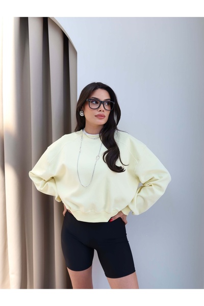 ESRAHELVACI Crew Neck Long Sleeve Sweatshirt