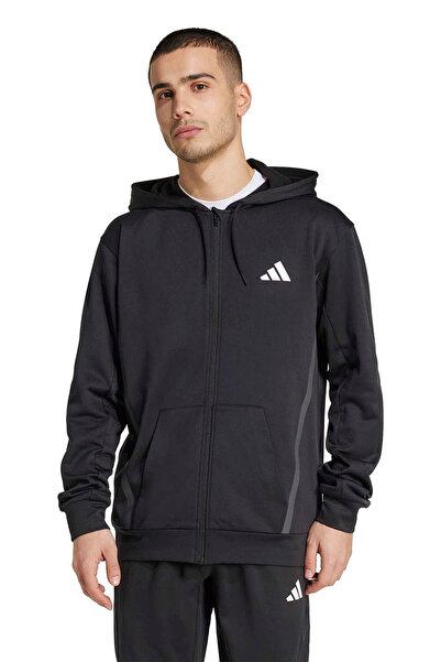 adidas Ανδρικό καθημερινό μπλουζάκι με κουκούλα Gg Fz Hd Jm1033