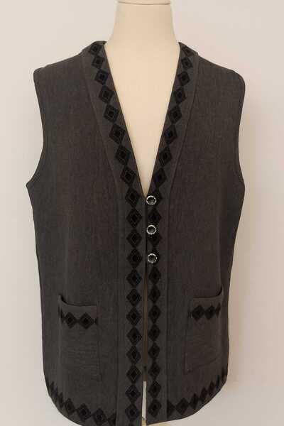 kar&ay Sleeveless Knitwear Knitted Vest with Pockets