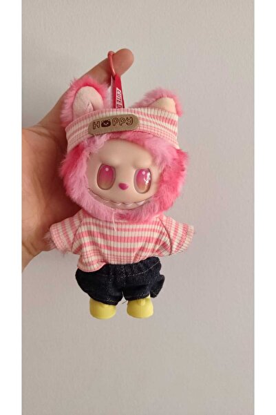 FAMEMUS ACCESSORY Elbiseli Labubu Peluş Oyuncak 17 cm görseldeki gibi birebir gelmektedir