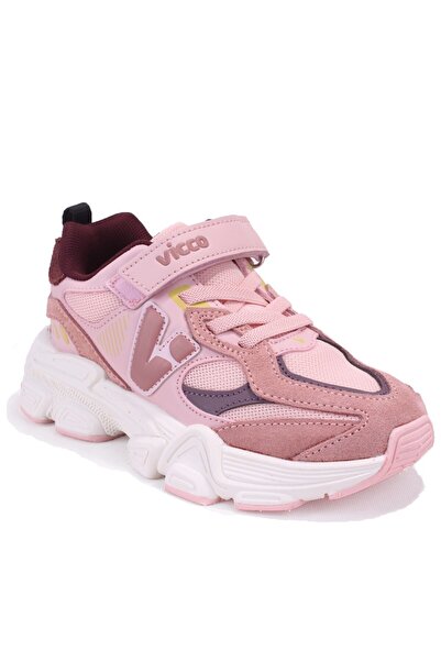 Vicco Wild 346F25K200 Pudra Ortopedik Günlük Kız Çocuk Spor Ayakkabı