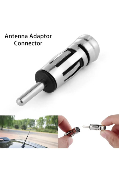 zola Adapter for car radio antenna systems, ISO DIN plug, durable, easy to use, silver