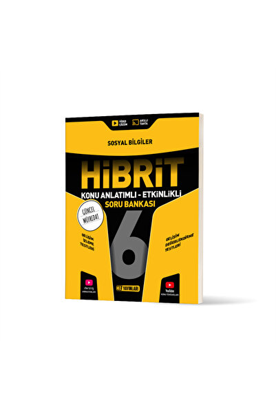 Evrensel İletişim Yayınları 6. SINIF HİBRİT SOSYAL BİLGİLER SORU BANKASI GÜNC...