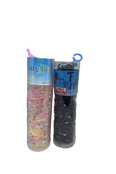 BERG ATELIER Pachet de 2 cataramă din cauciuc transparentă, colorată, care nu...